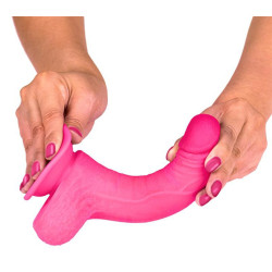 LIKETRUE Gode réaliste Slidy Cock 12.5 x 3.8cm Rose